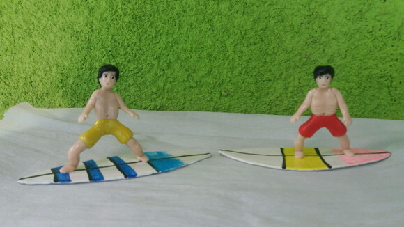 Surfista em biscuit