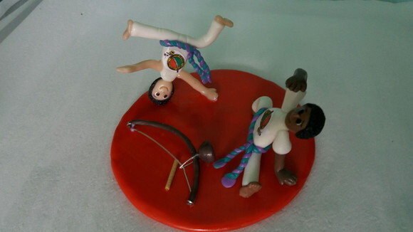 Topo de bolo capoeira