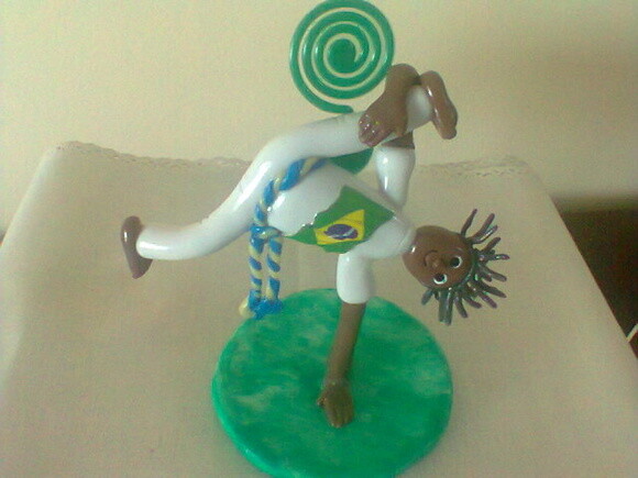 Topo de bolo capoeira