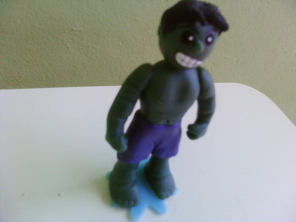 Topo de bolo hulk - Os vingadores