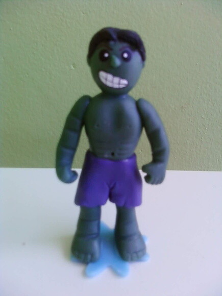 Topo de bolo hulk - Os vingadores