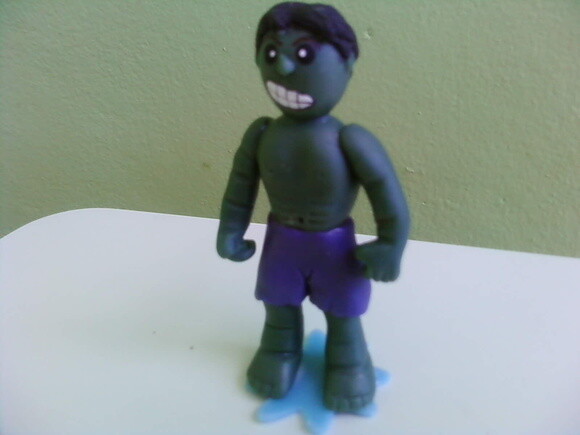 Topo de bolo hulk - Os vingadores