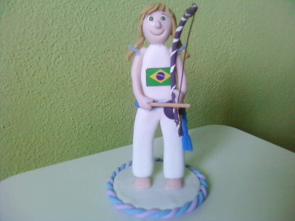 Topo de Bolo personalizado Capoeira