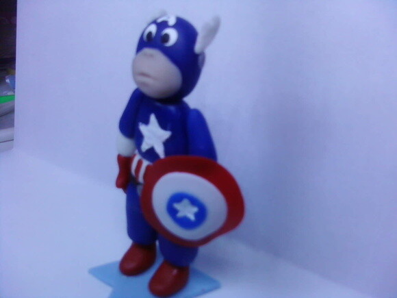 Topo de bolo vingadores Capitão América