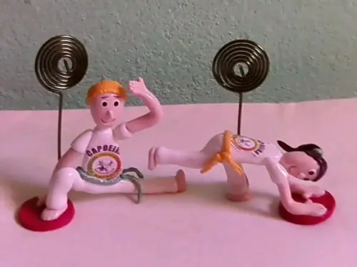 Porta recados capoeira Estrela Aurea biscuit