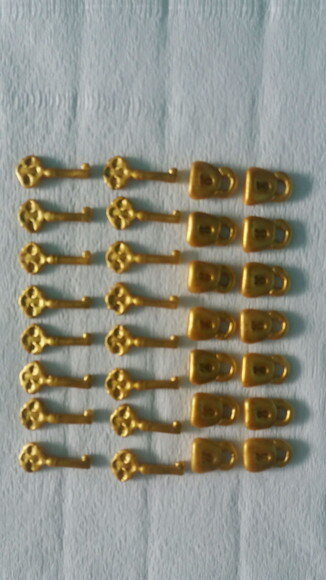 Aplique Mini Chave com Mini Cadeado