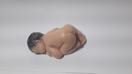Apliques bebê realista em biscuit
