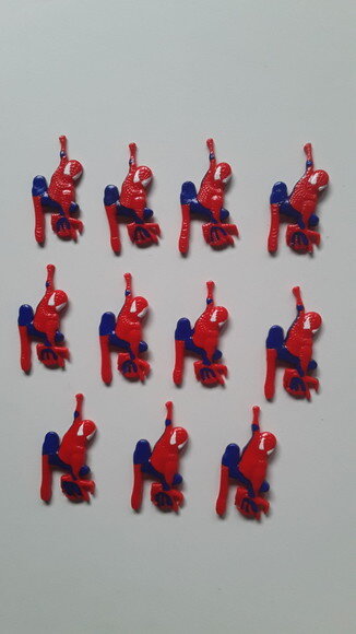 Apliques homem aranha em biscuit