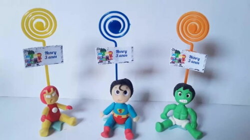 Apliques Porta Recados Liga da Justiça/vingadores Baby