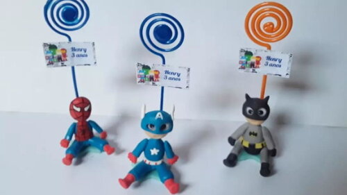 Apliques Porta Recados Liga da Justiça/vingadores Baby