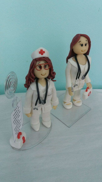 Bonecos profissões Super médico