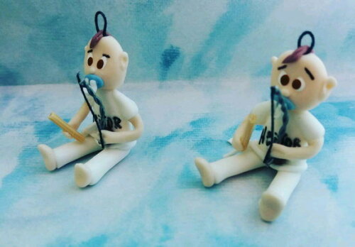 Chaveiro bebê capoeira