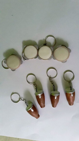 Chaveiro Instrumentos/ Pandeiro ou Atabaque