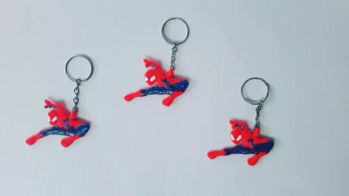 Chaveiros em biscuit homem aranha