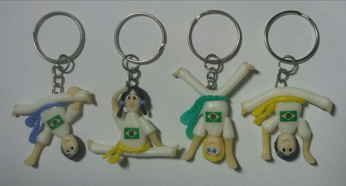 Chaveiros Mini Capoeiristas