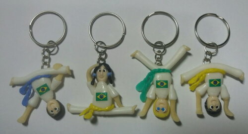 Chaveiros Mini Capoeiristas
