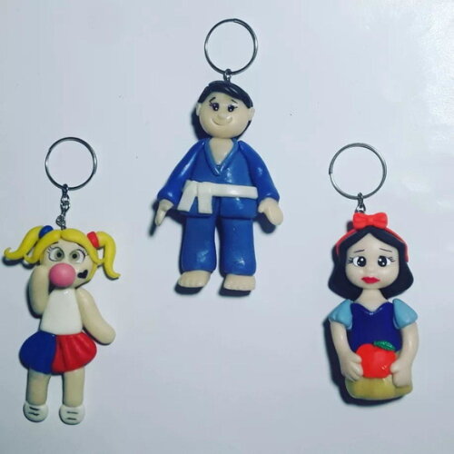 Chaveiros Temáticos em Biscuit Personalizados