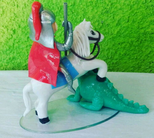 Enfeite de mesa/bolo são Jorge