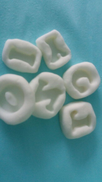 Forma de silicone Letra
