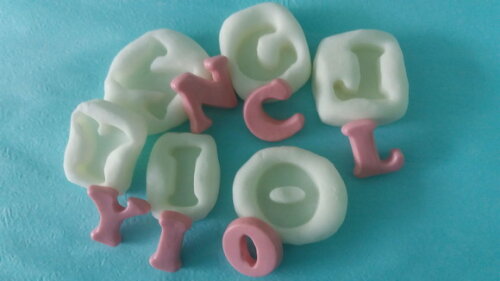 Forma de silicone Letra