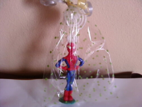 Homem Aranha com Espiral Plástico