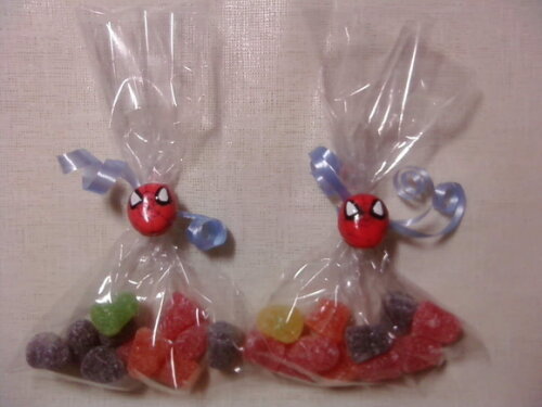 Lembrancinha Homem Aranha com Jujubas