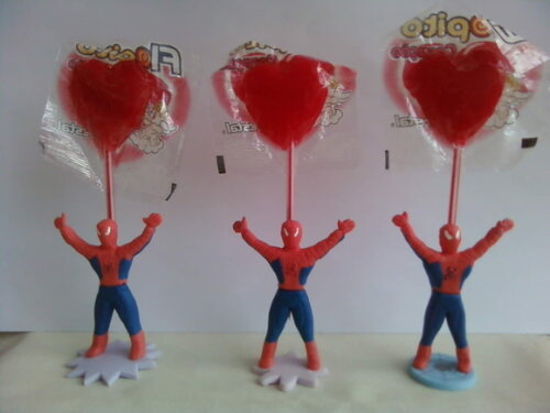 Lembrancinha Homem Aranha com Pirulito