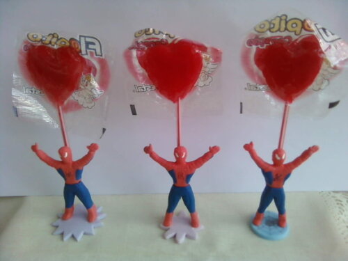Lembrancinha Homem Aranha com Pirulito