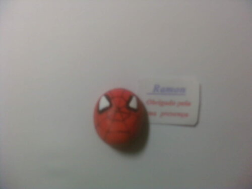 Lembrancinha ímã Rostinho Homem Aranha
