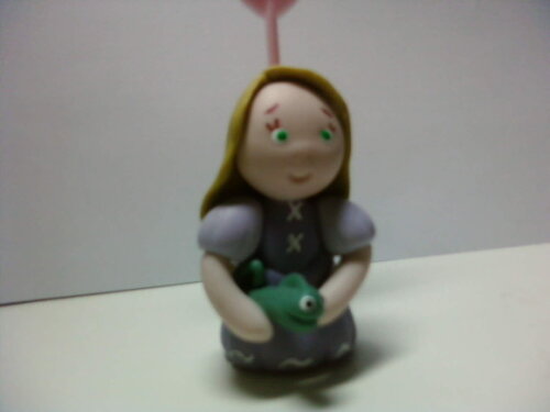 Lembrancinha Porta recados Rapunzel