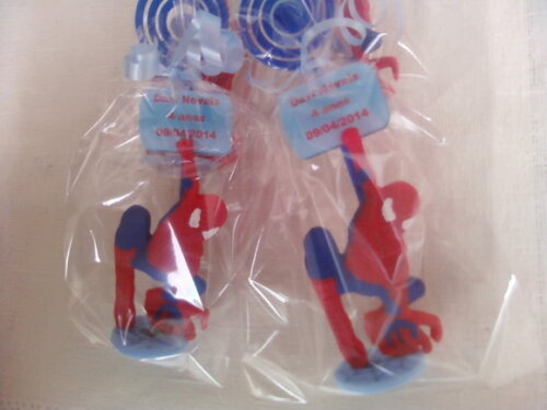 Lembrancinhas Homem Aranha com Tag