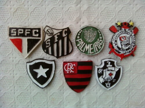 Lembrancinhas ímãs de geladeira Times