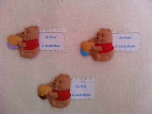Lembrancinhas Maternidade Ursinho Puf