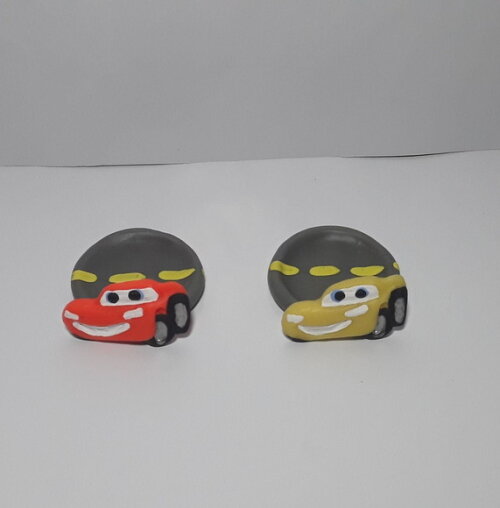 Porta Doces ou Brigadeiro Carros em Biscuit
