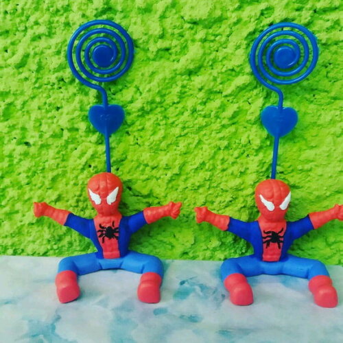 Porta recados em biscuit homem aranha