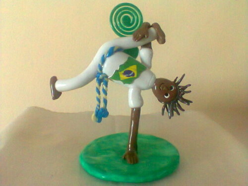 Topo de bolo capoeira