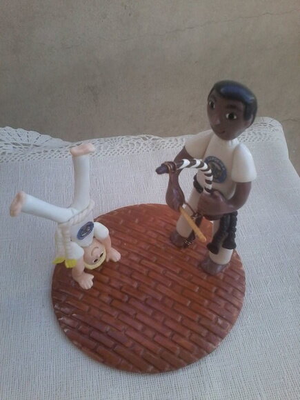 Topo de bolo capoeira