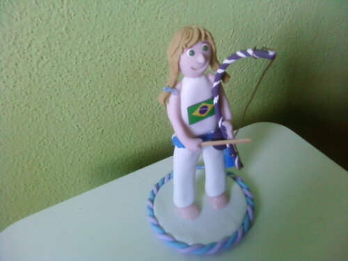 Topo de Bolo personalizado Capoeira