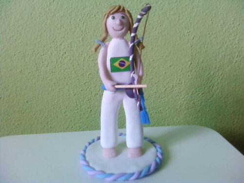 Topo de Bolo personalizado Capoeira