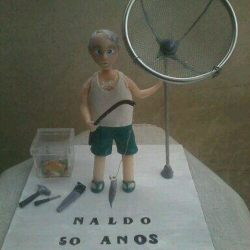 Topo de bolo personalizado