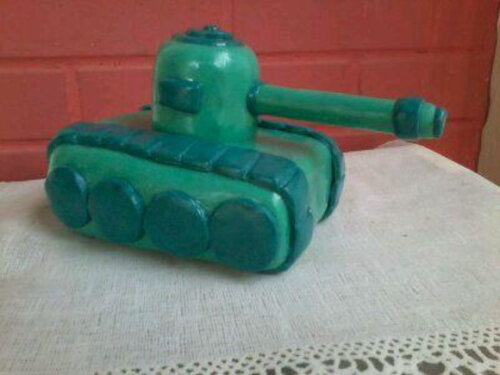 Topo de bolo tanque de guerra exercito