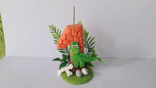 Topo vela dinossauro