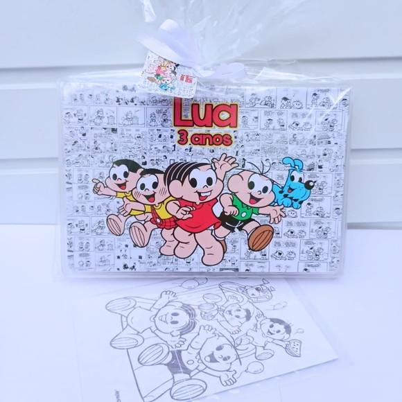 20 Kit Colorir Magali Baby - Estojo Personalizado Magali