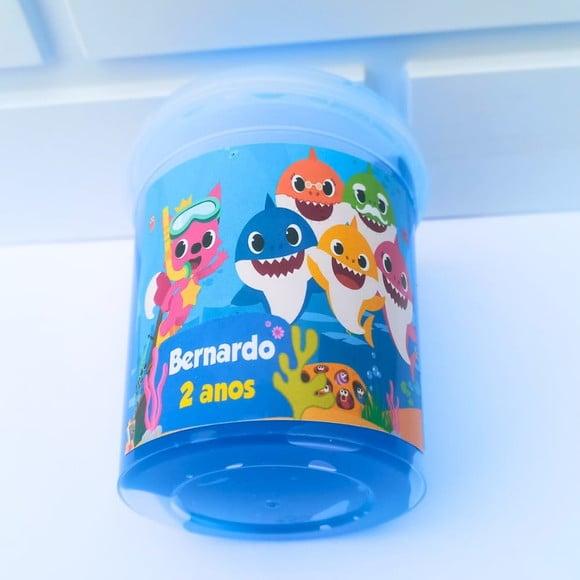 20 Lembrancinha Baby Shark - Slime