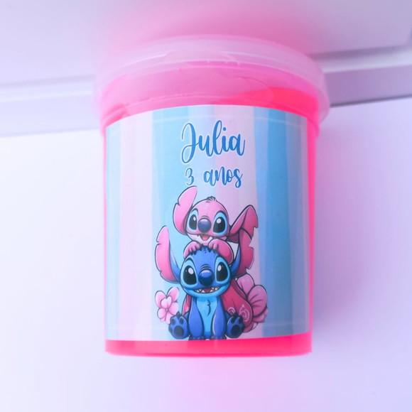 20 Lembrancinha Stitch - Slime