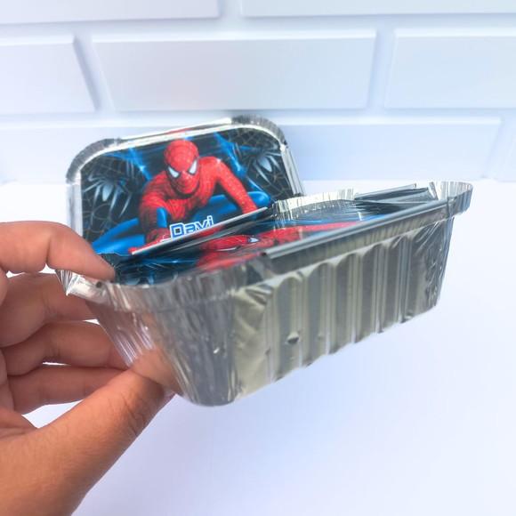 20 Marmitinha Personalizada Homem Aranha