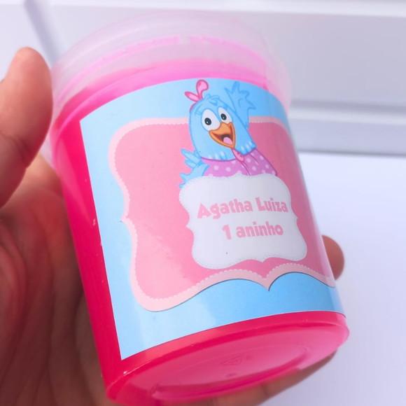 20 Slime Personalizada Galinha Pitadinha