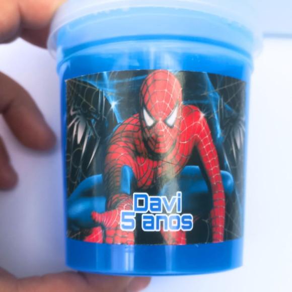 20 Slime Personalizada Homem Aranha