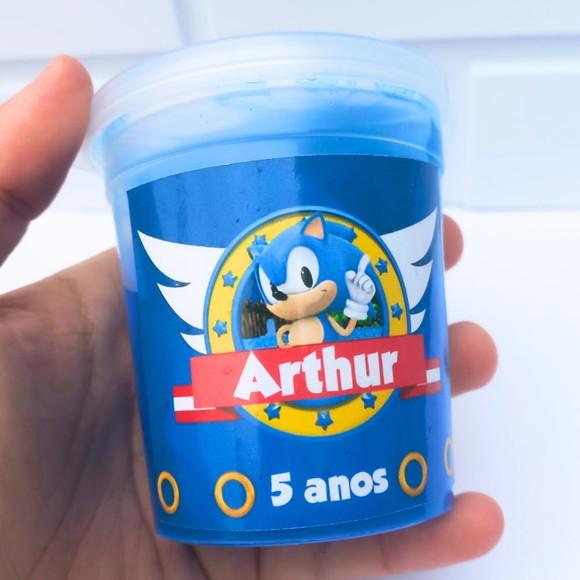 20 Slime Personalizada Sonic