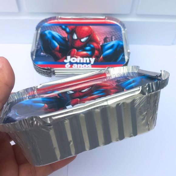 30 Marmitinha Personalizada Homem Aranha